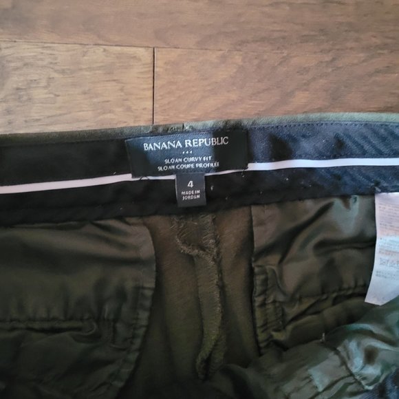 Green Banana Republic Professional Pants - Picture 2 of 3